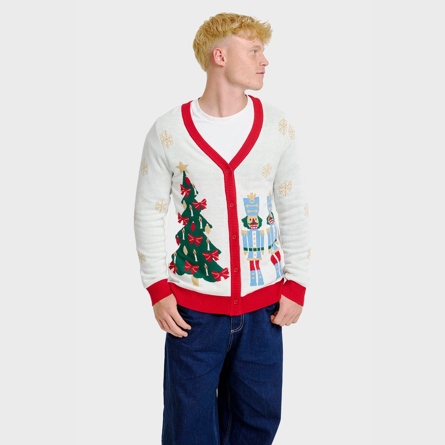 The Nutcracker Christmas Cardigan β Men